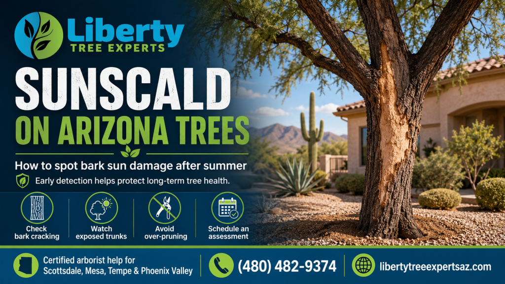 How to Spot Sunscald on Arizona Trees