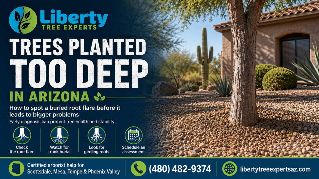 Signs Your Arizona Tree Was Planted Too Deep